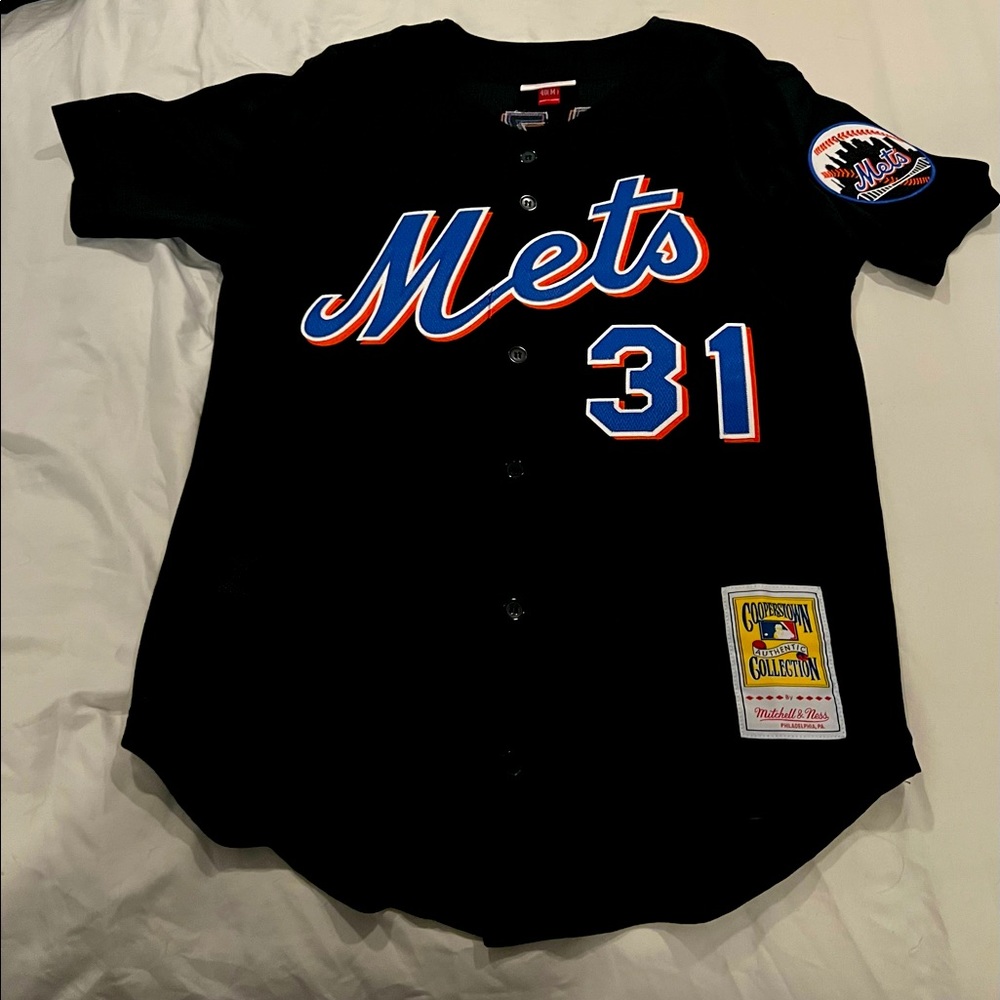 New York Mets Mike Piazza Mitchell & Ness Jersey. Size Men Medium. Line New